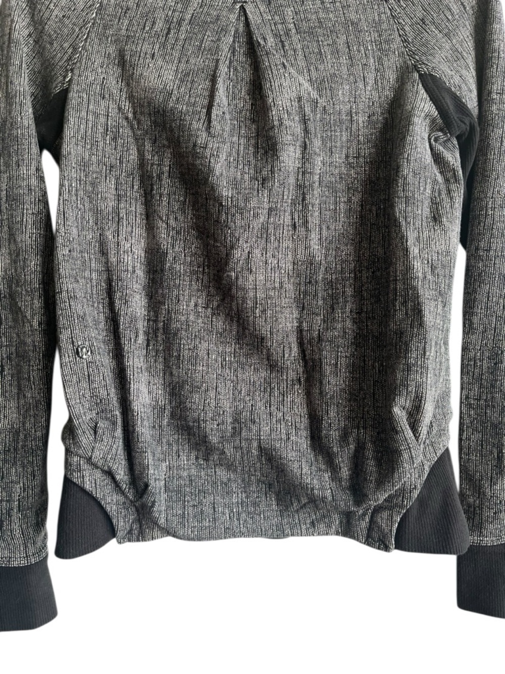 Lululemon To Class Jacket Black Dune Size 4 Stretch French Terry - Picture 11 of 16